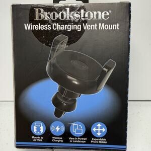 Brookstone Magnetic Wireless Charging Vent Mount for iPhone & Samsung